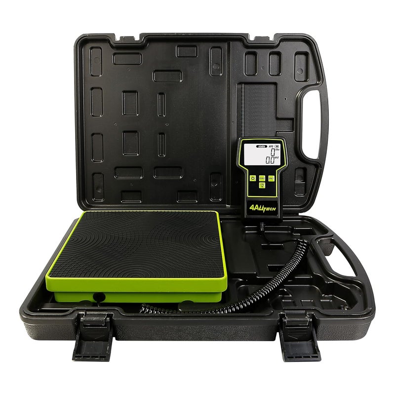 4ALLTECH 220LBS Electronic Refrigerant Charging Weight Scale High Precision Large Screen Backlit Display Digital Freon Scale for HVAC AC Refrigerant Recovery Tank Recharging with Case Heavy Duty Small Business - Image 1